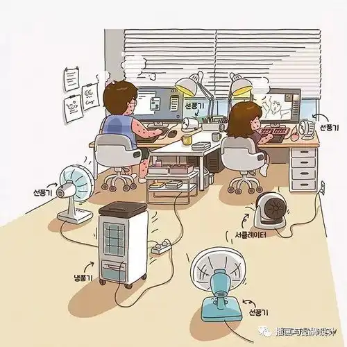 插画丨酸了呆萌小情侣的甜蜜瞬间