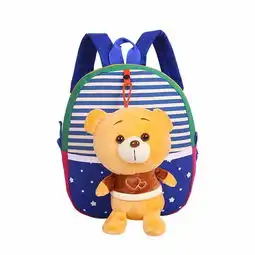 babylab幼儿园韩版可爱男女孩宝宝书包卡通公仔猴子16岁儿童双肩书包条纹宠物包红小狗蜜芽,中国领先的进口母婴限时特卖商城