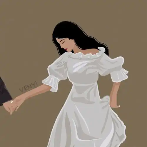 情侣壁纸插画风真人版第二弹