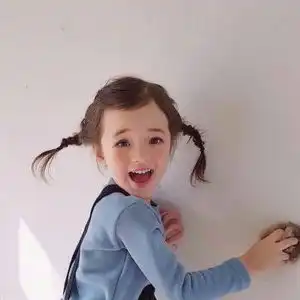 超级可爱漂亮的欧美小女孩微信头像