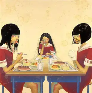 上田风子另类插画作品女孩们的秘密游乐园