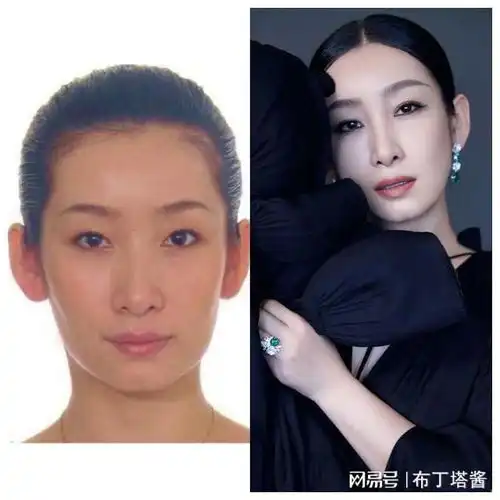 20位女明星证件照对比,谁的差距大,谁又是真正的天生丽质