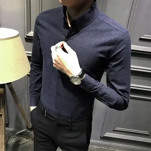秋冬季参加宴会,聪明男人常备这样的打底衬衫,时尚有型还大气