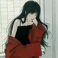 漫画女生头像长发高冷全身微信头像图片大全