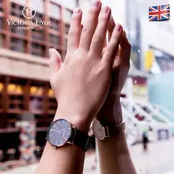 victoria.hyde维多利亚海德vh.london情侣手表时尚潮流钢带款腕表学生一对男女dw石英表简约玫瑰金黑对表蜜芽,中国领先的进口母婴限时特卖商城