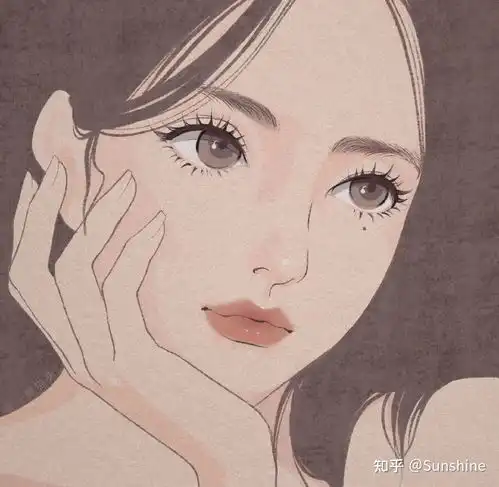 头像壁纸高级感手绘素描