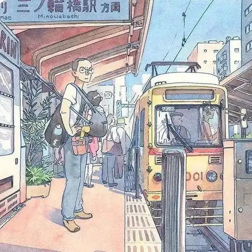 同年美术波兰画师擅长清新治愈日系动漫,曾与新海诚多次合作