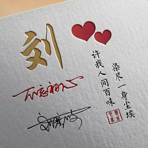 你的微信头像该换了,33张超好看的姓氏签名头像,为你做好了