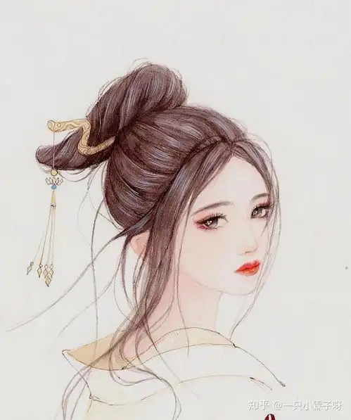 人物绘画,古风小仙女插画图集,细节超赞真的要美哭了叭