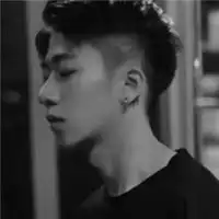 头像男生帅气侧影黑白微信头像图片大全