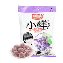 好彩头小样酸q糖葡萄凝胶糖果65g袋