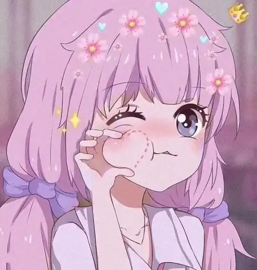 招桃花温柔动漫可爱女生头像233