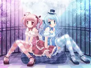求卡哇伊的动漫少女双人图