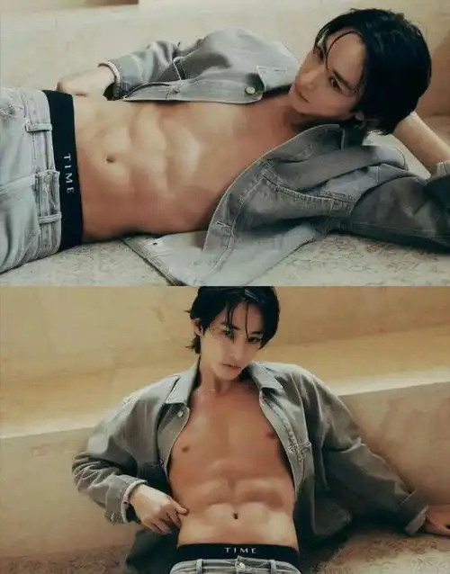韩国性感男星李洙赫,秀腹肌