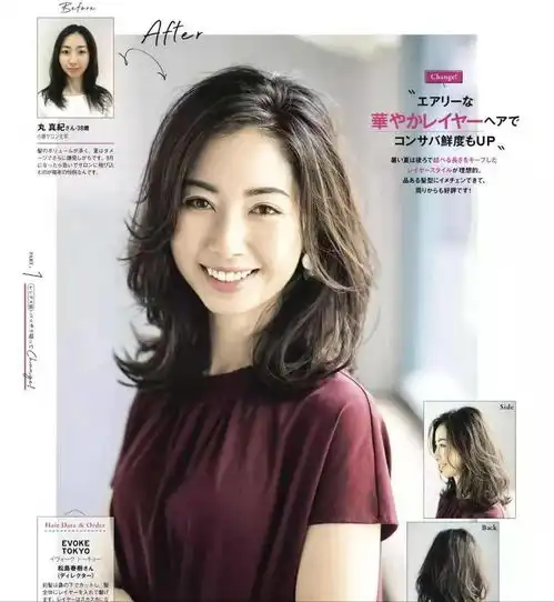 选对发型不显老,给中年女性做发型三个建议棕色柔卷低层次