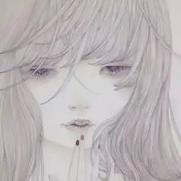 日本插画师佐久间友香丨阴郁系少女王氏教育集团