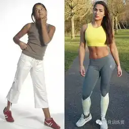 英姿飒爽的帅气女警,居然改装成了性感美腻的健身女神