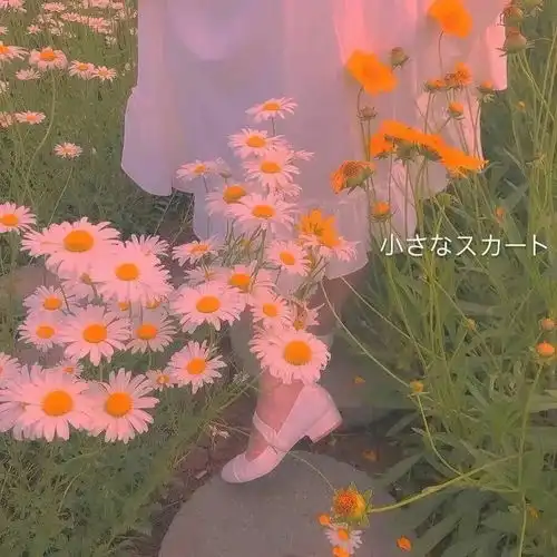 有没有类似这样的拿着花的头像