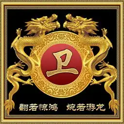 龙腾四海,霸气金色中国风姓氏头像,助你大展宏图