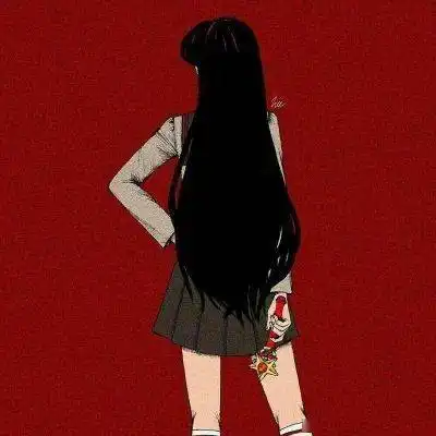 背影女头像小清新唯美女生头像