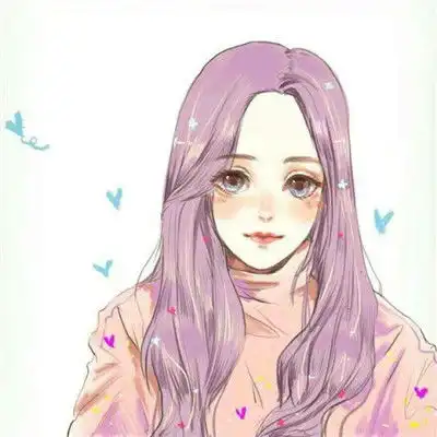 彩色手绘卡通头像少女心大全2018爱自己是终身浪漫的开始