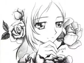 素描教你画一个萌萌的卡通妹子