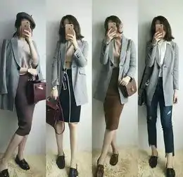 秋季当通勤遇上时尚,简约清雅范穿搭成就气质女人