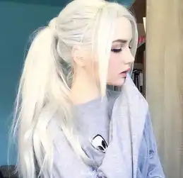 俄罗斯银发精灵美少女