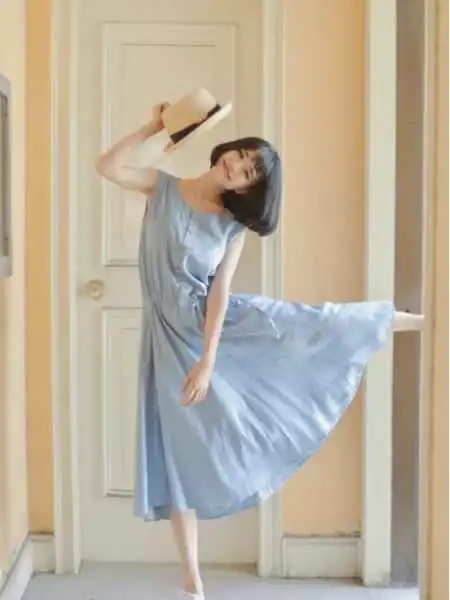 夏季甜美日系服装搭配十足的文艺小清新