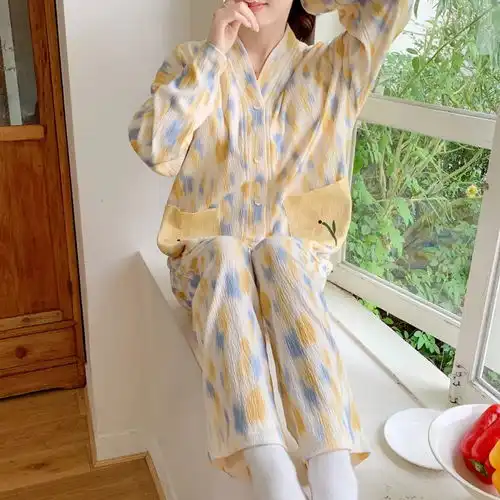 俘获全网女生的秋日氛围感家居服69一套,穿在身上不想脱