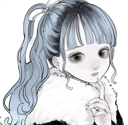 插画合集这些少女绘画,最适合做头像啦