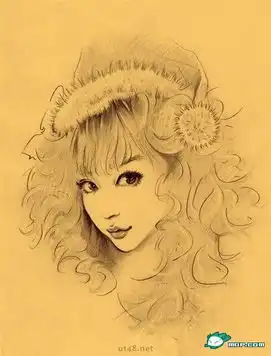 20个手绘美女,你喜欢哪一个