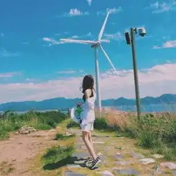 背影头像女生长头发小清新2018你的眼睛酷似星辰