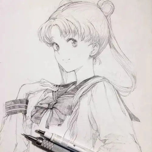 大神蜕变的秘密四年时间坚持手绘,日本二次元插画师用一支铅笔走红网络