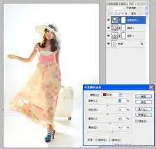 ps为室内人像作品调出高雅的淡黄色调