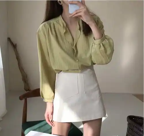 春天小清新绿色穿搭,女孩如何穿出时尚美感