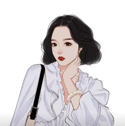 闺蜜头像女生手绘头像大全