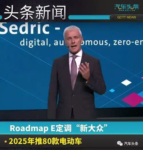 roadmape定调新大众,2025年推80款电动车