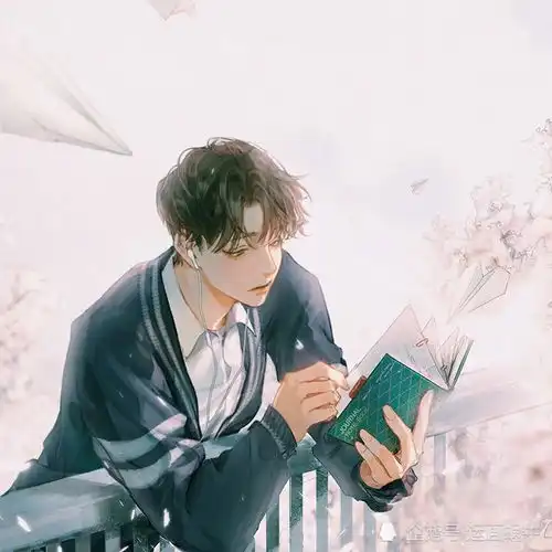 情侣头像插画风格