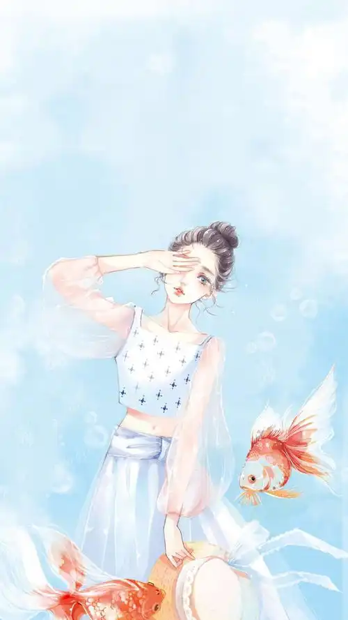 小仙女壁纸,你是远方归来的夏天