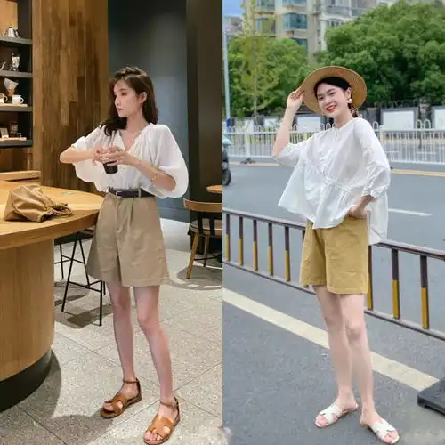 听说,这才是女人最高级的简约穿搭白衬衫卡其裤,建议照穿