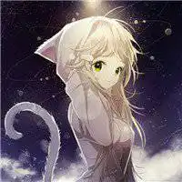女生抱着猫动漫头像微信头像图片大全