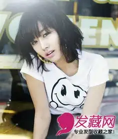 女生圆脸适合短发图片波波头短发厚重饱满5