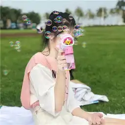 泡泡枪两闺蜜头像