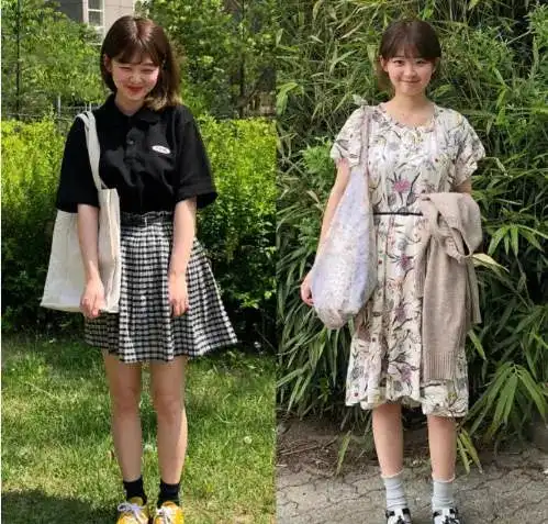 搭配参考甜美小女生日常搭配