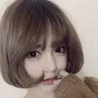 短发女孩图片头像小清新可爱短发女孩头像