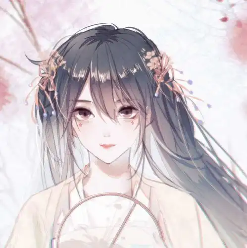 古风女生头像青山几重,回眸一眼就心动