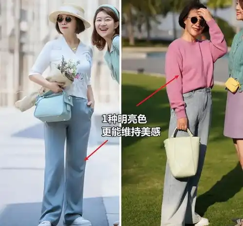 为什么我劝中老年女人发盘起衣穿艳看这几组对比就明白了
