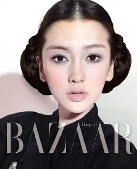 angelababy芭莎大片甜美公主气质独特