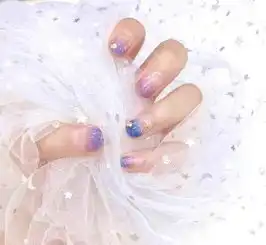 ins上超火的梦幻少女系星月美甲,仙气十足超惹人爱